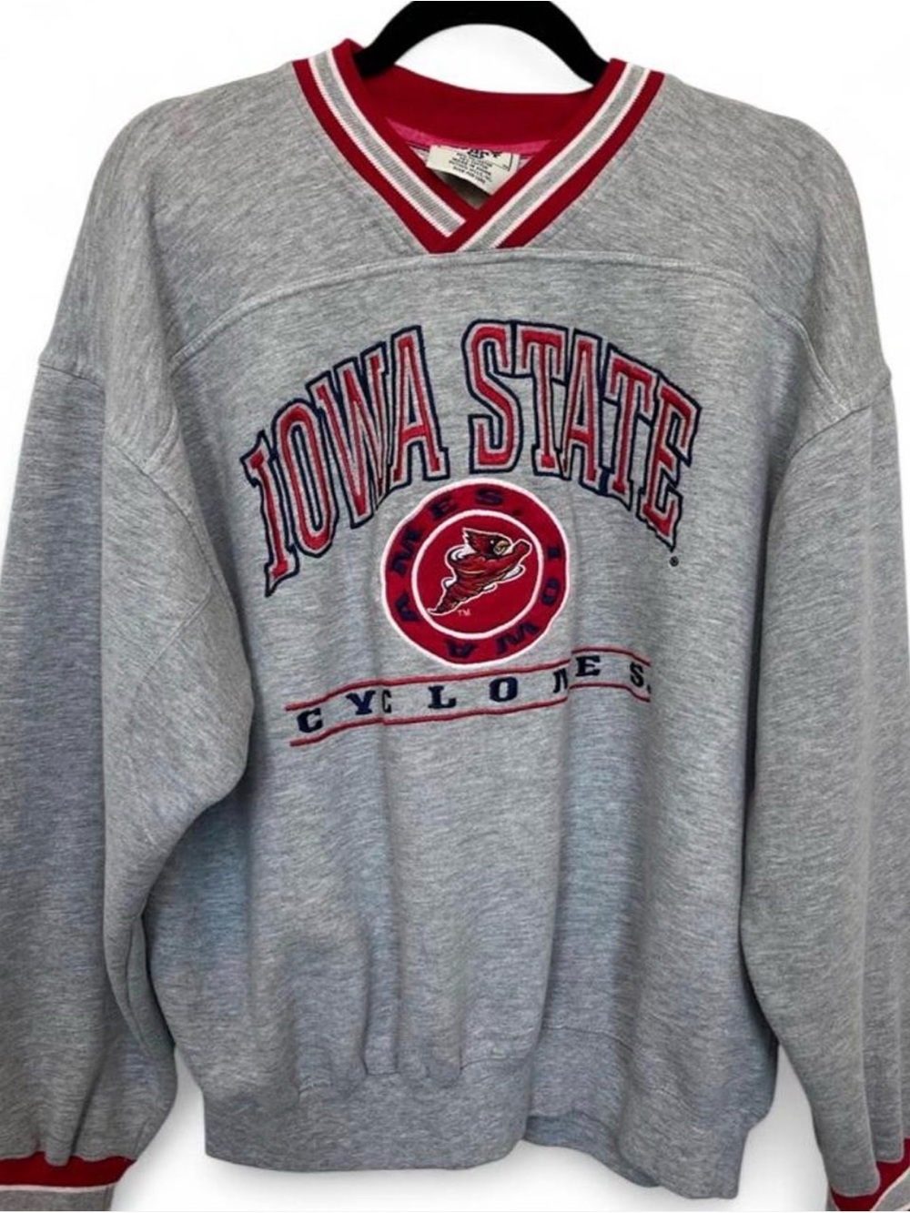 Iowa State Cyclones Vintage Gray Crewneck Sweatshirt